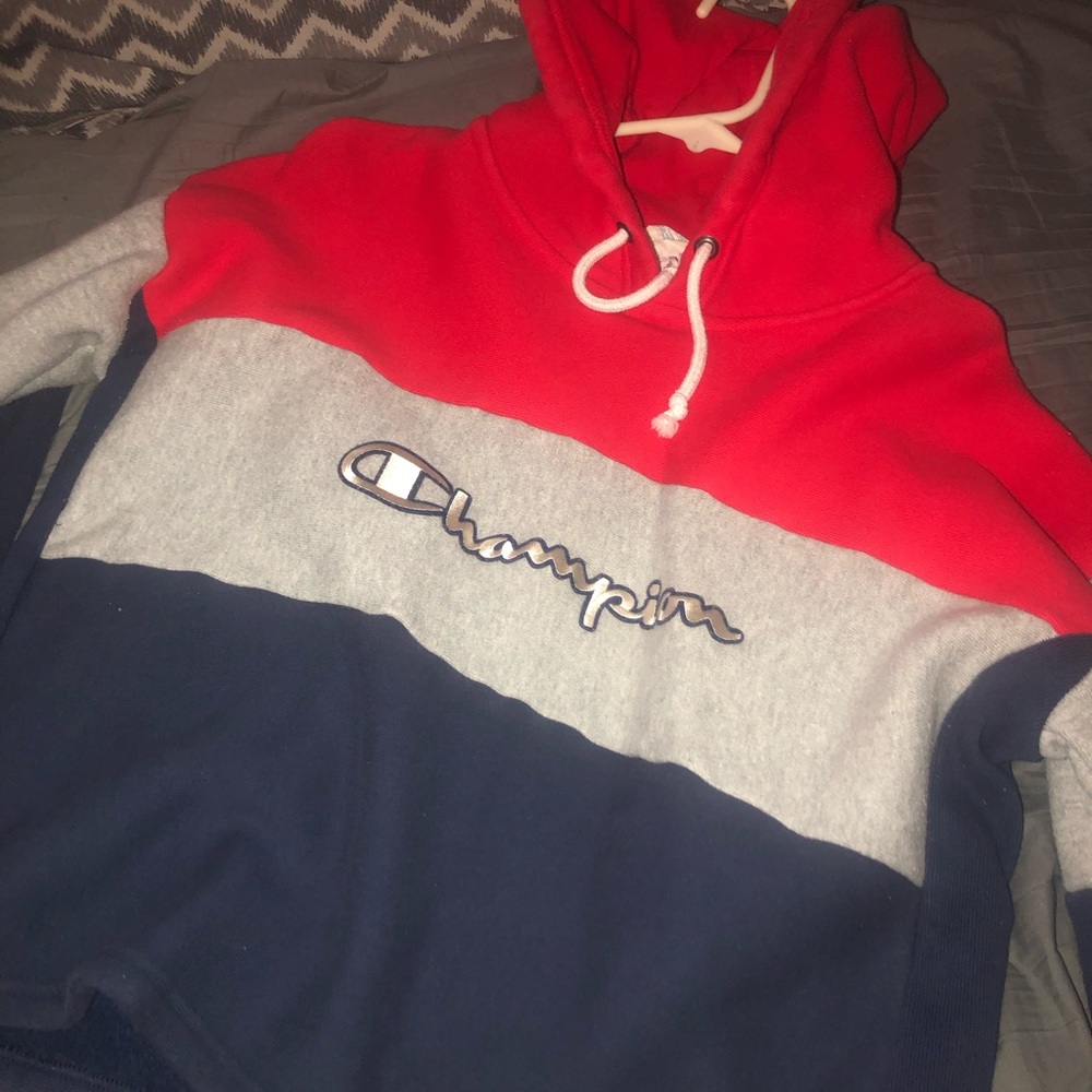 CHAMPION CROPPED HOODIE
